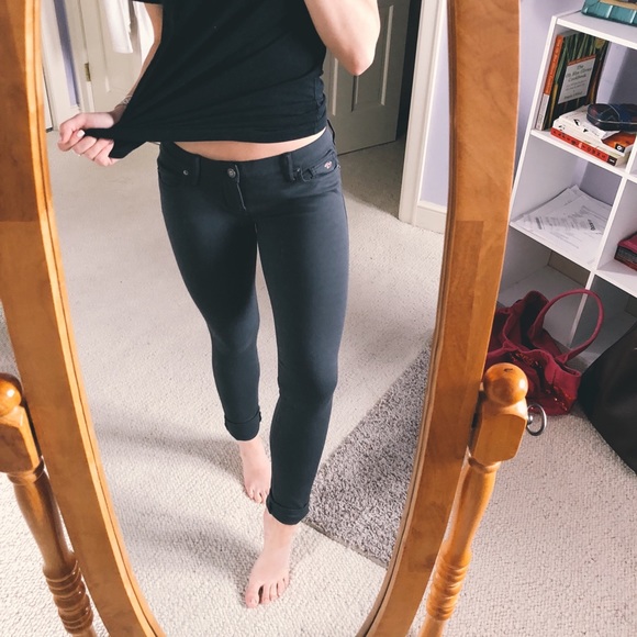 Hollister Pants - Hollister Grey Knit So Cal Stretch Leggings